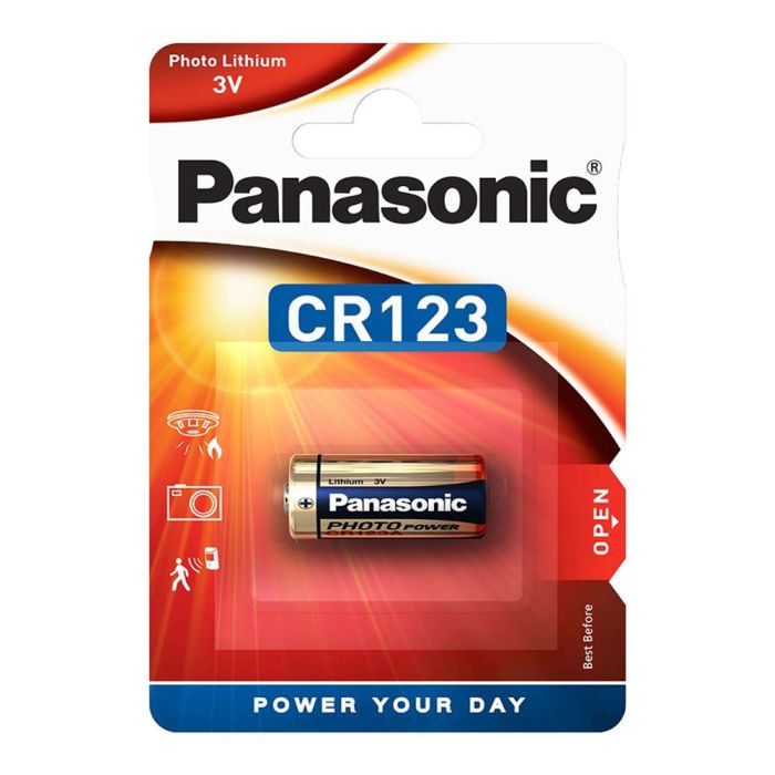 Panasonic Lithium CR123 Battery 3V 1 pack