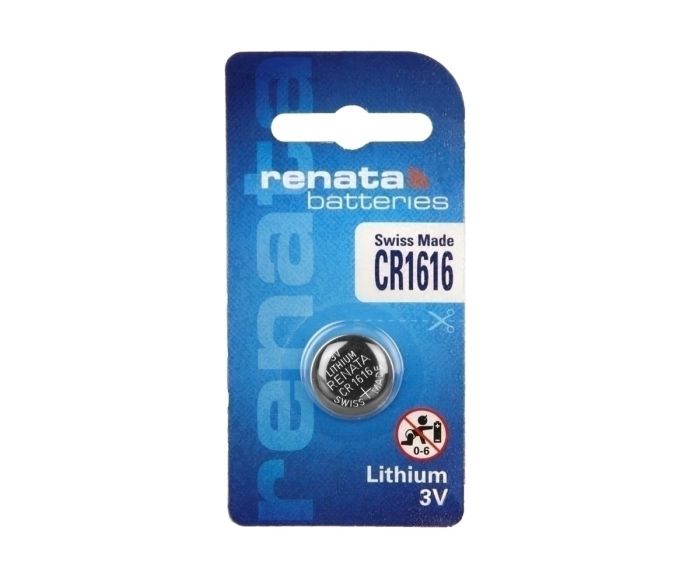 Renata CR1616 Lithium Batteries 3V x10