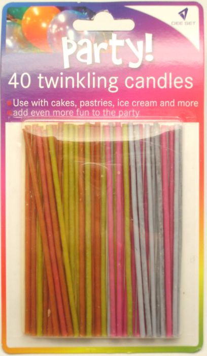 Sparkling Candles 40 pack