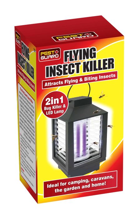 Pest Guard 2 in 1 Hanging LED Lamp Flying Insect Killer