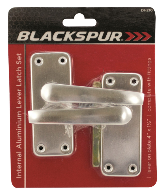 Blackspur Internal Aluminium Lever Latch Set