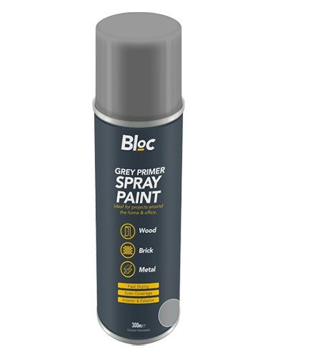 Buy Wholesale Bloc Grey Primer Spray Paint 300ml
