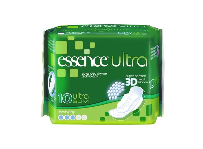Essence Ultra Slim 3D Sanitary Pads 10 pack