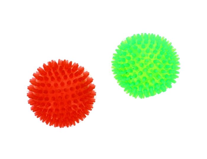 Dog Squeaky Spiky Ball Toy