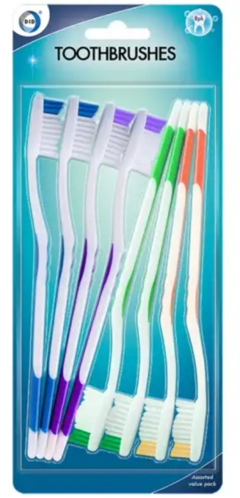 DID Toothbrushes 8 pack