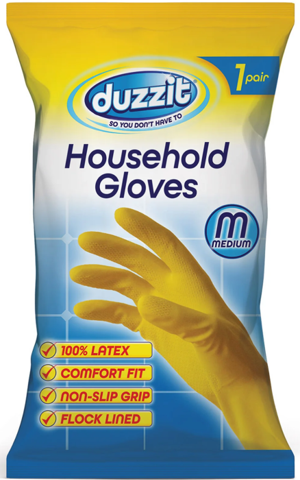 Duzzit Household Gloves Medium 1 Pair