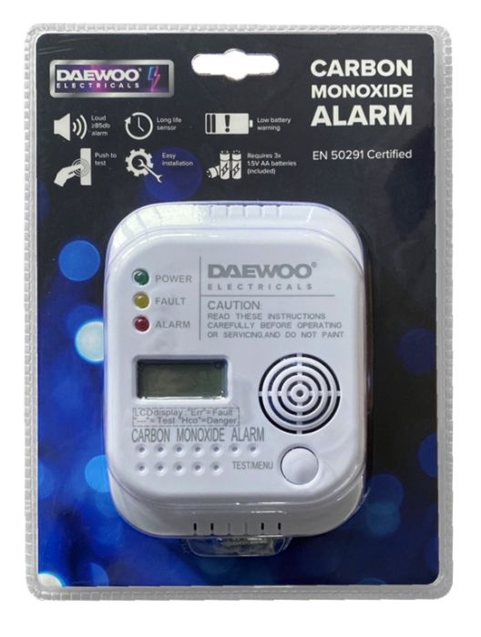 Daewoo Carbon Monoxide Digital Alarm