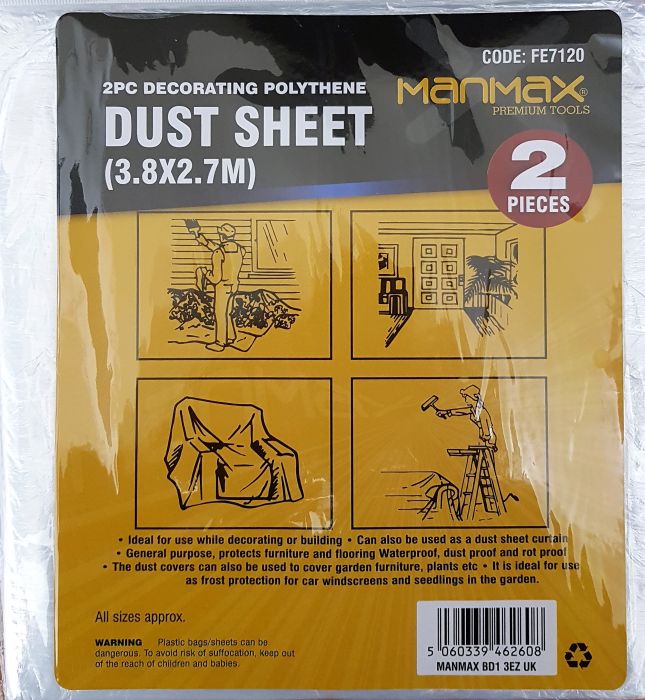 ManMax Dust Sheet 2 pack