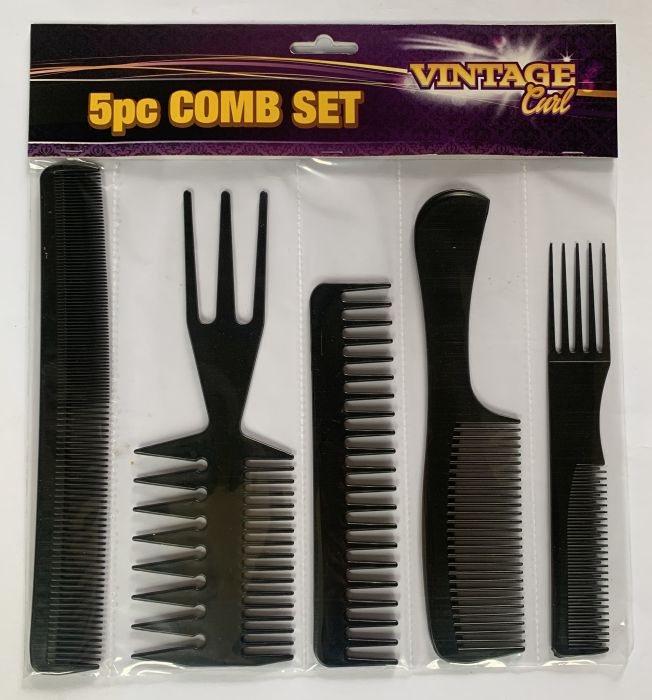 Vintage Comb Set 5 pc