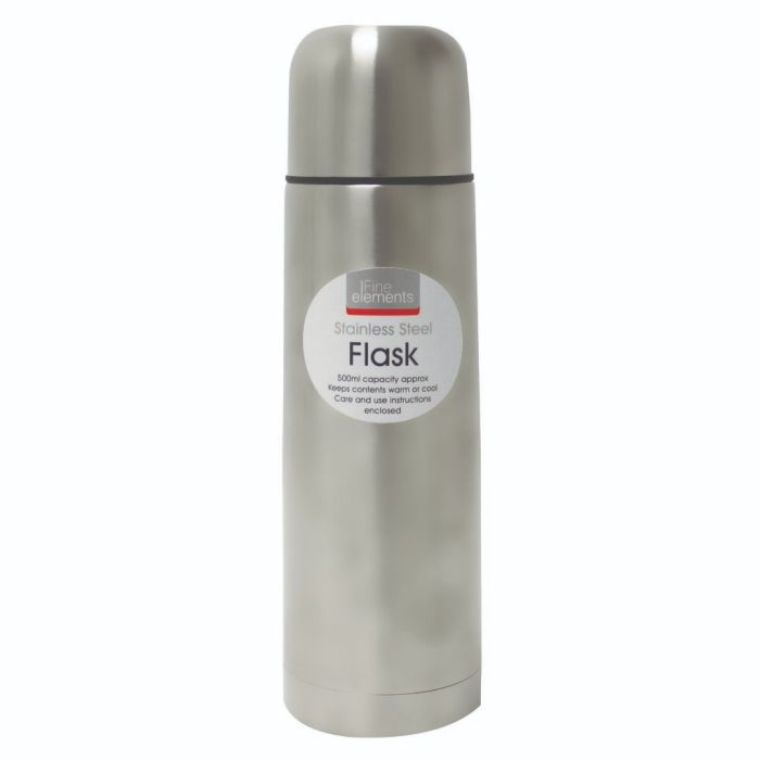 Stainless Steel Flask 500Ml Silver