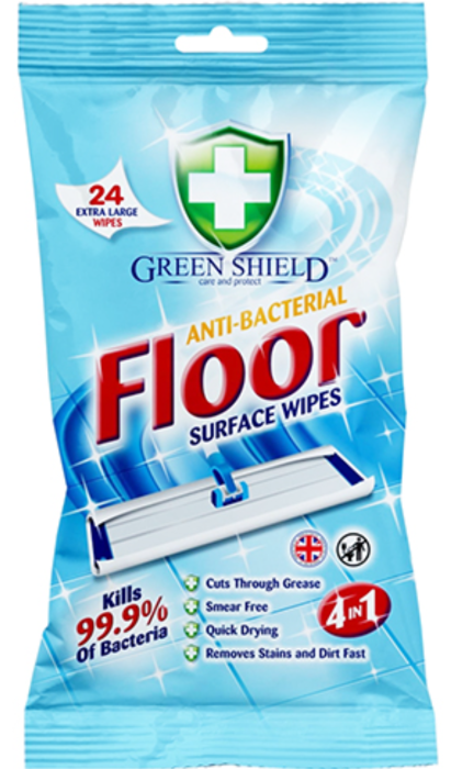 Green Shield Floor Surface Wipes 24 pack