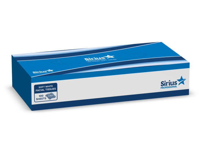 Sirius Professional Facial Tissues 100 pack