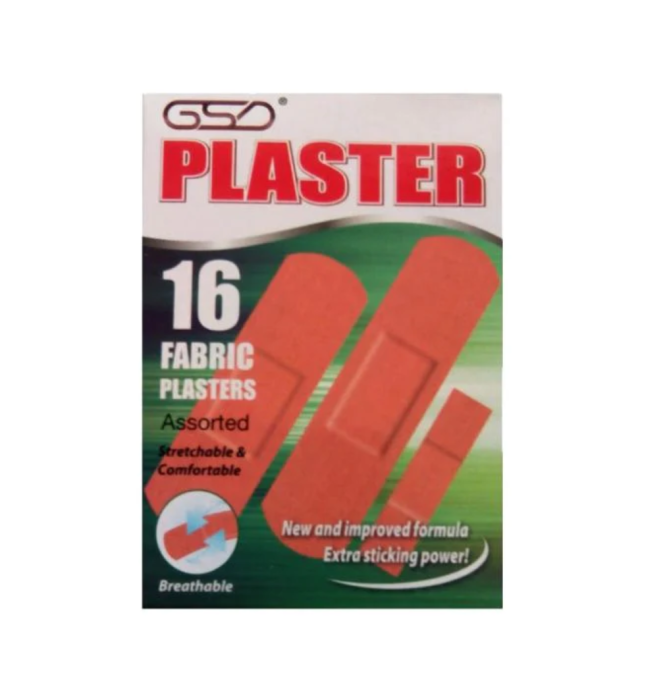 GSD Fabric Waterproof Plasters 16 pack