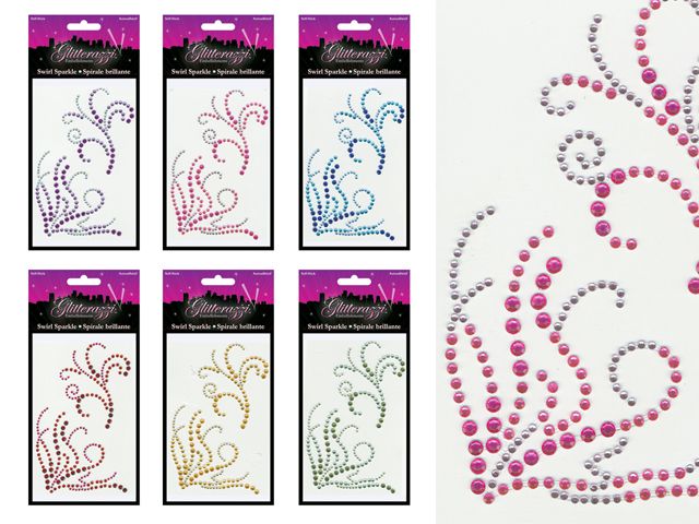 Glitterazzi Swirl & Sparkle Stickers