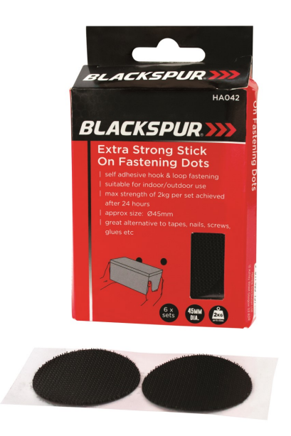 Blackspur Extra Strong Stick On Fastening Dots