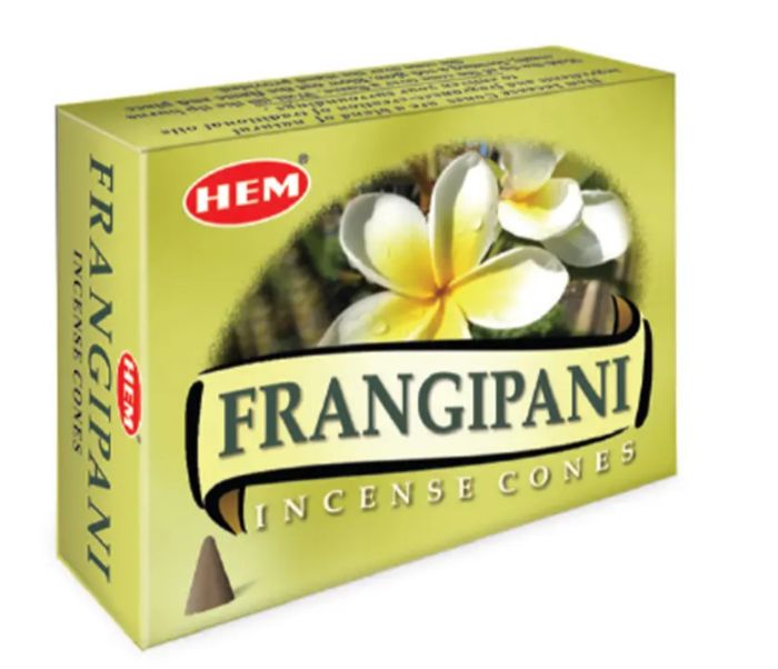 Hem Incense Cones Frangipani 12 pack