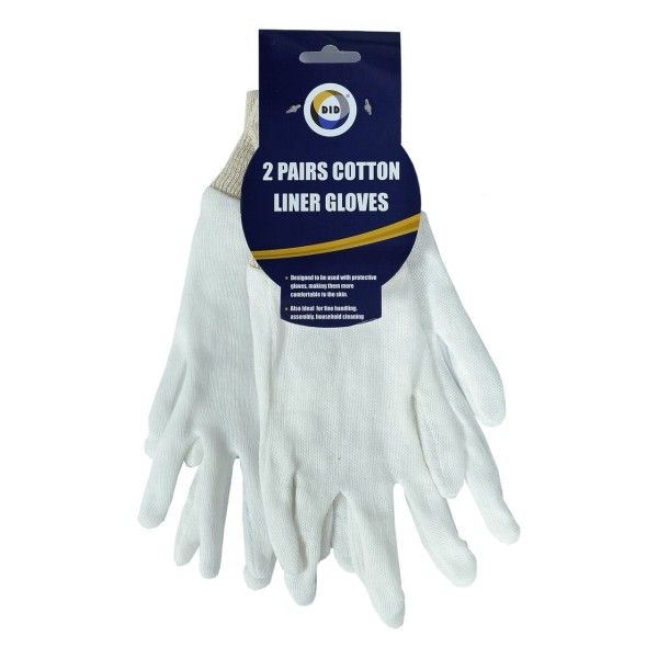DID Cotton Liner Gloves 2 Pairs