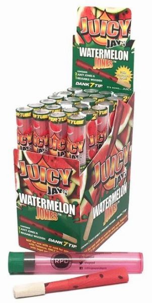 Juicy Jay's Jones Watermelon Flavour Pre-Rolled Cones - Pack of 24