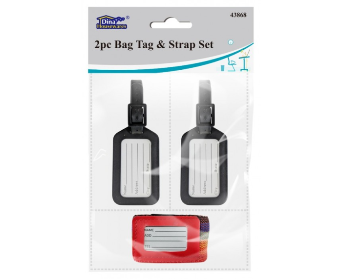 Bag Tag & Strap Set 2 pc