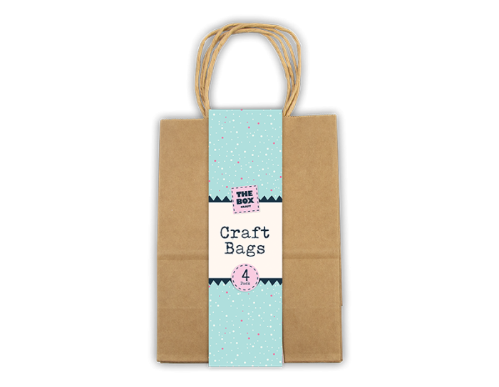 The Box Brown Craft Bags 4 pack