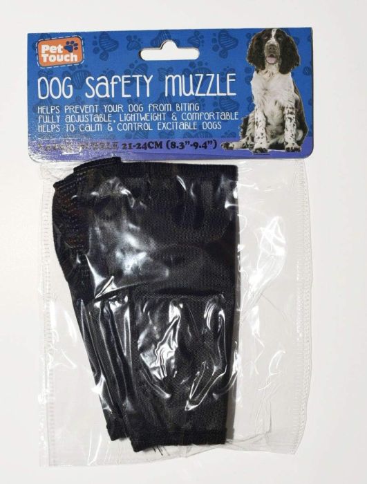 Pet Touch Dog Safety Muzzle Large