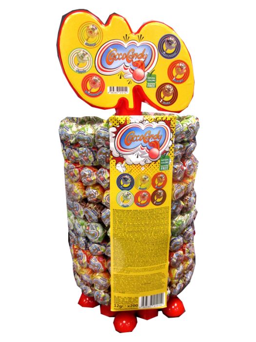 Lolly Wheel Counter Unit Assorted Flavours 200 pack