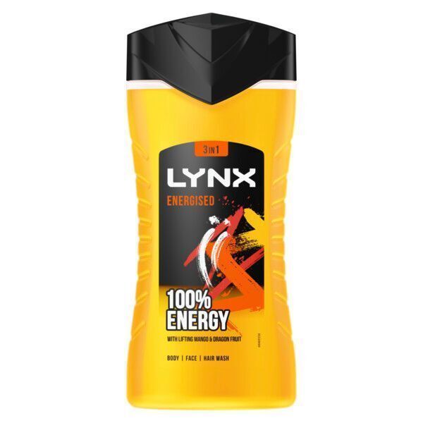 Lynx Energised You Shower Gel 225ml 6 pack