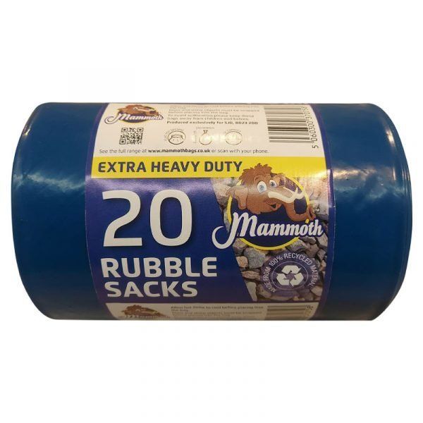 Mammoth Rubble Sacks 50L 20 pack