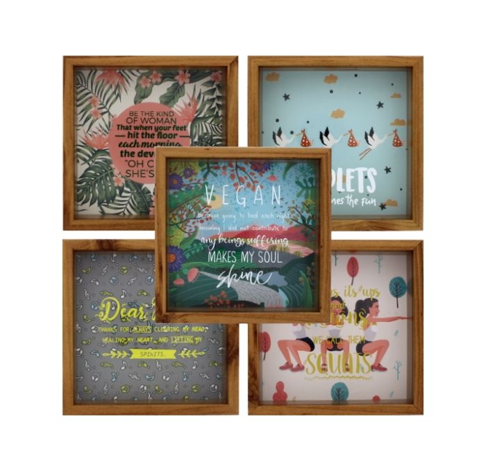 Wooden Shadow Box Frame - Assorted Designs