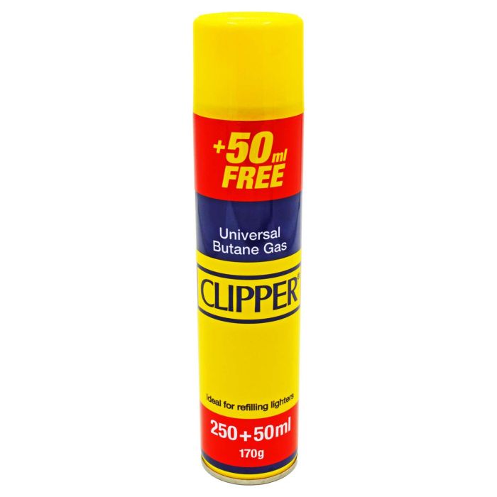 Clipper Universal Butane Lighter Gas 300ml