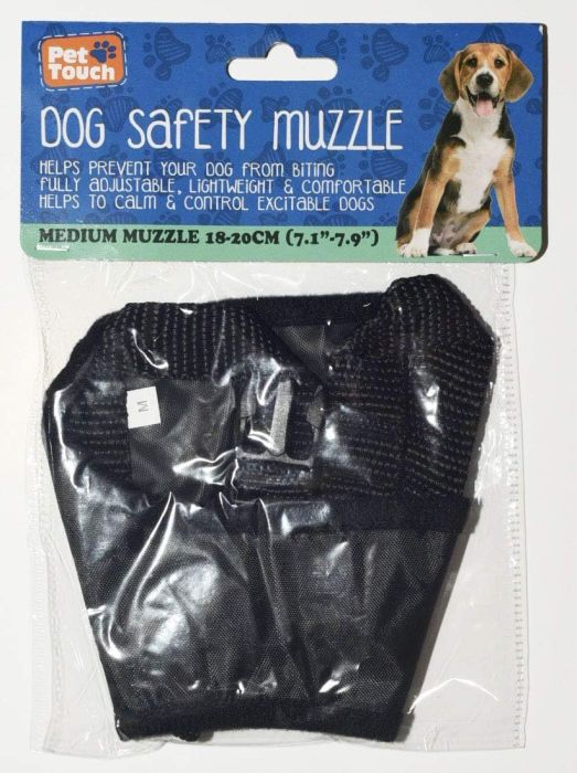 Pet Touch Dog Safety Muzzle Medium