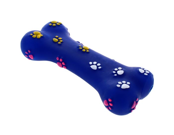 Dog Squeaky Blue Bone Shape Toy