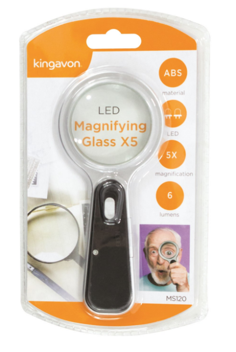 Kingavon LED Magnifying Glass X5