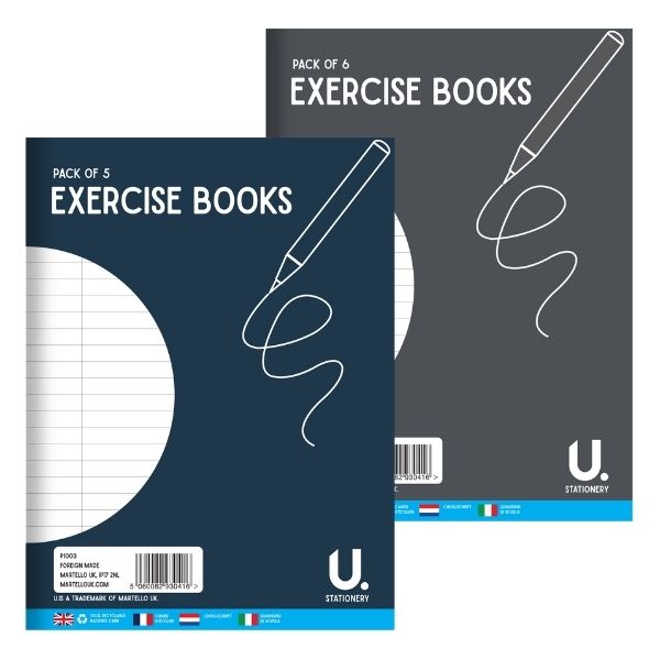 U. Exercise Books 8 pack