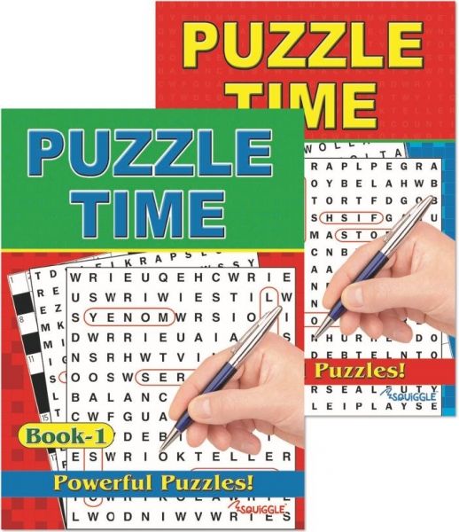 Squiggle Puzzle Time Book