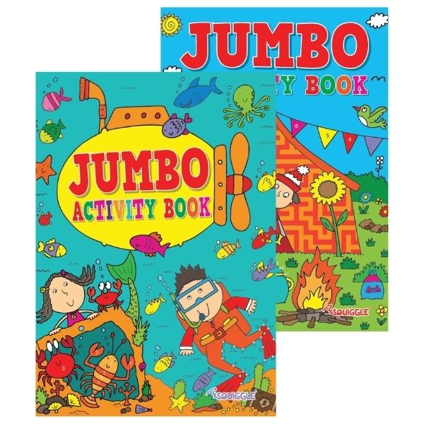Squiggle Jumbo Activity Book 1 & 2