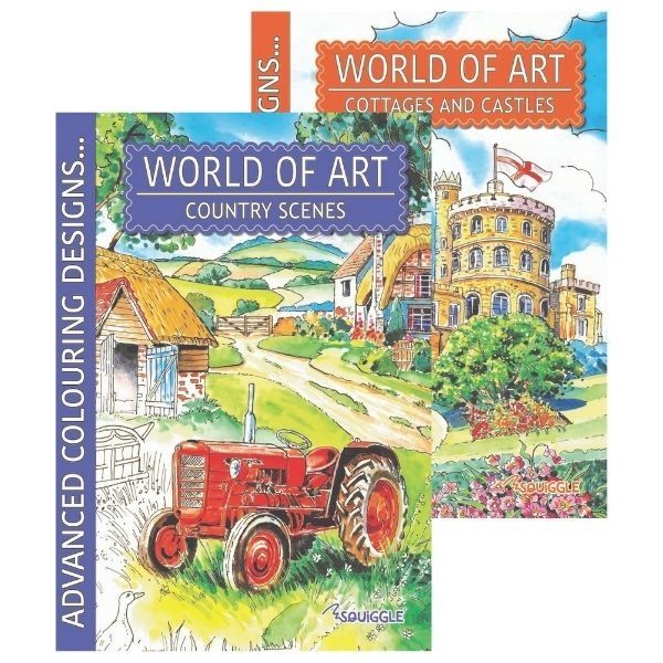 Squiggle World Of Art Country Scenes