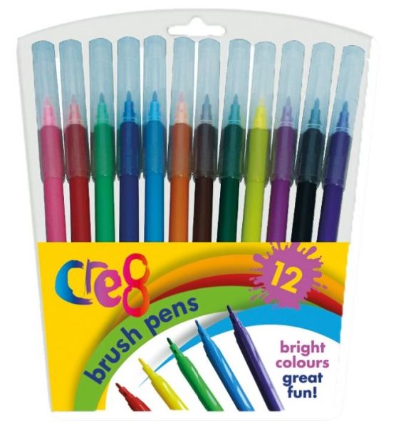 Cre8 Brush Pens 12 pack