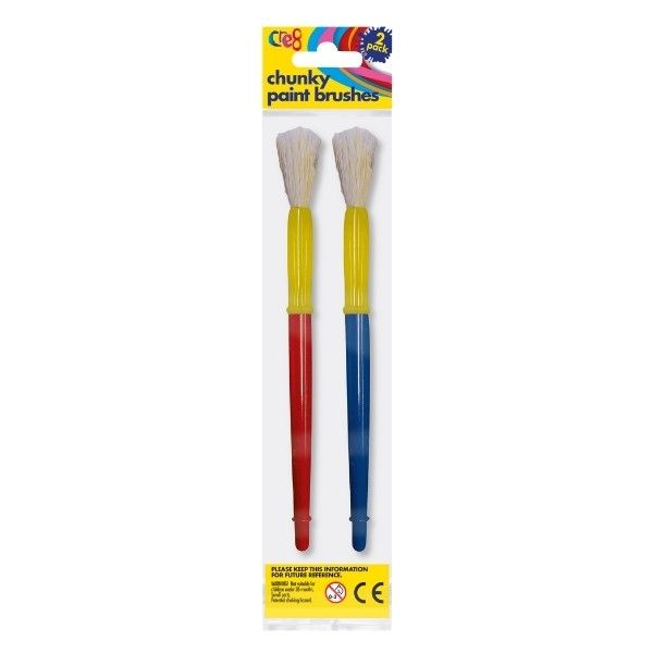 Cre8 Chunky Paint Brushes 3 pack