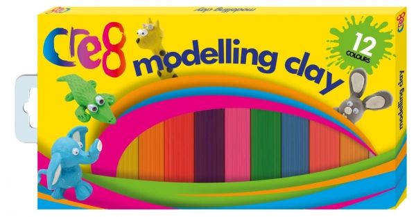 Cre8 Modelling Clay 12 Colours