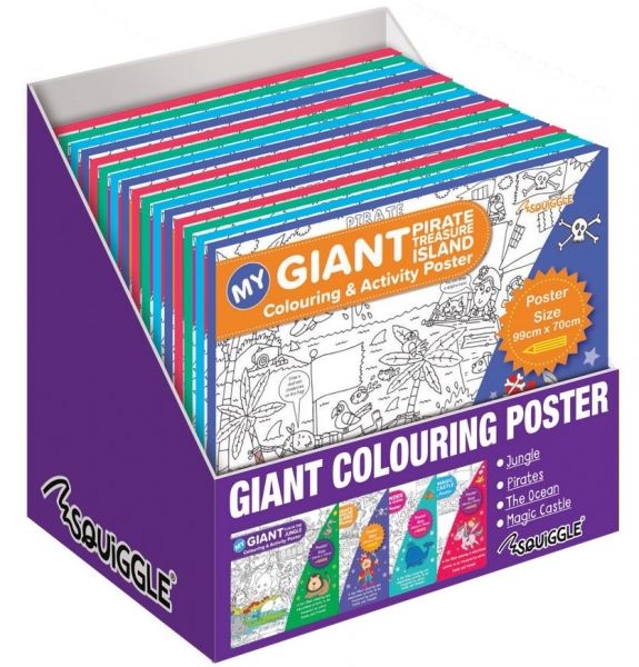 Squiggle Giant Colouring & Activity Posters