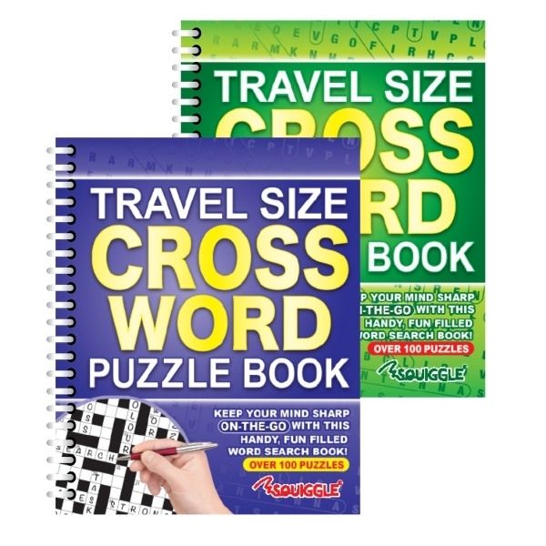 Squiggle Travel Size Crossword Puzzle Book