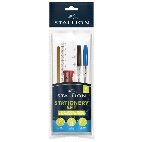 Stallion Stationery Set 6 pc