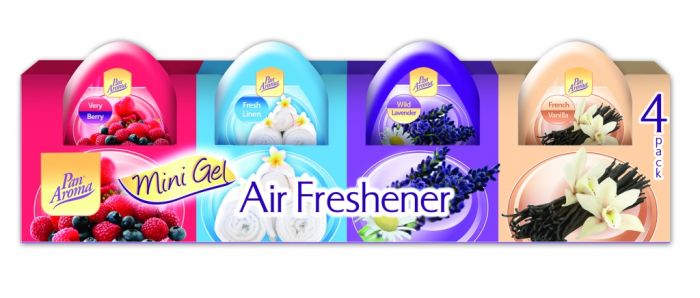 Mini Gel Air Freshener 4 pack