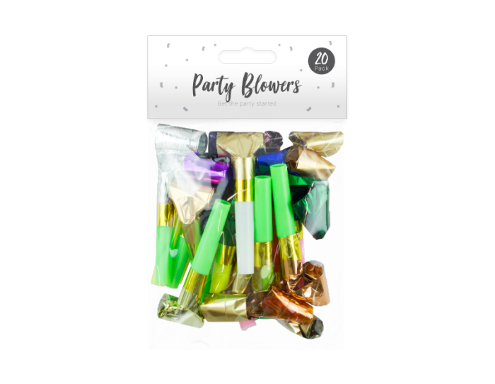 Pop Party Blowers 20 pack