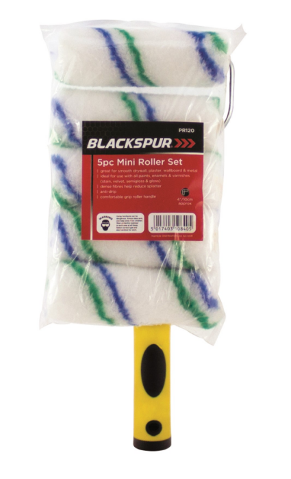 Blackspur 4'' Mini Roller Set 5 pack