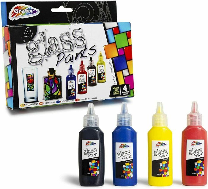 Grafix Glass Paints 4 pack