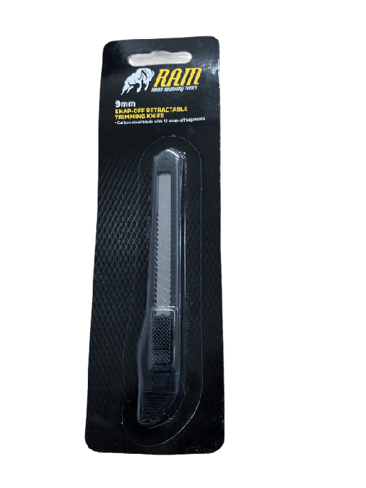 RAM Snap Off Retractable Trimming Knife 9mm
