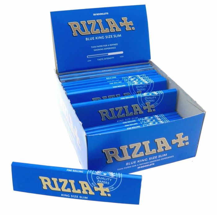 Rizla Blue King Size Slim Rolling Paper 50S
