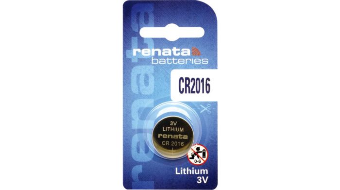 Renata Lithium CR2016 Battery 3V 1 pack